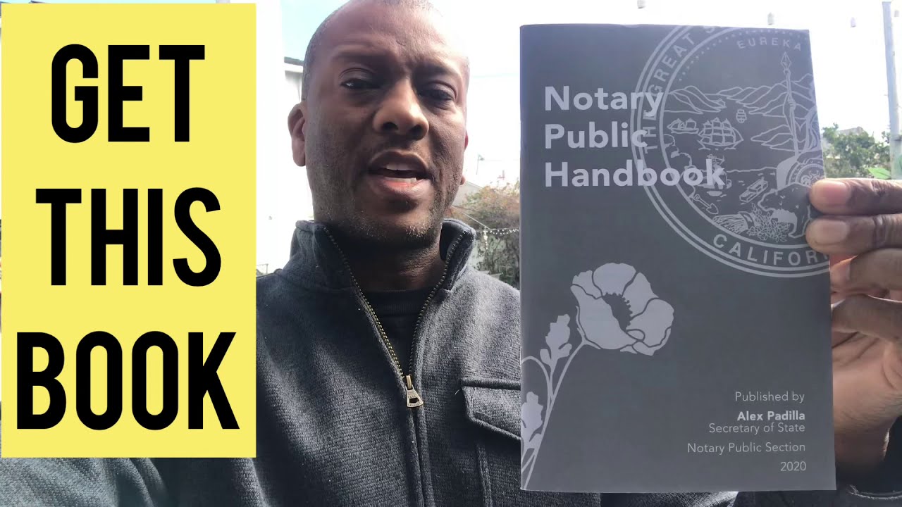 Get the Notary Public Handbook!!