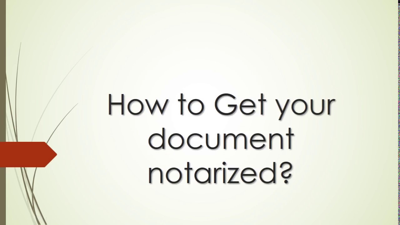 How To Find A Notary Public?