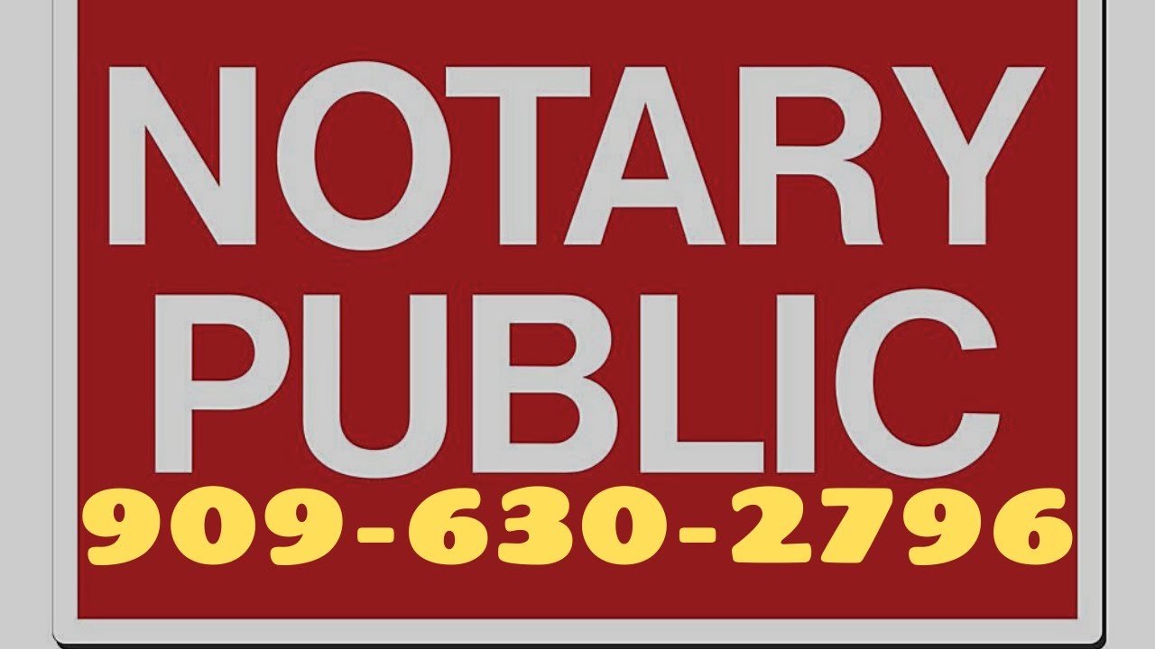 Mobile Notary Public Service Near Me In Riverside California | 909-630-2796 - Jason Burrell Notary