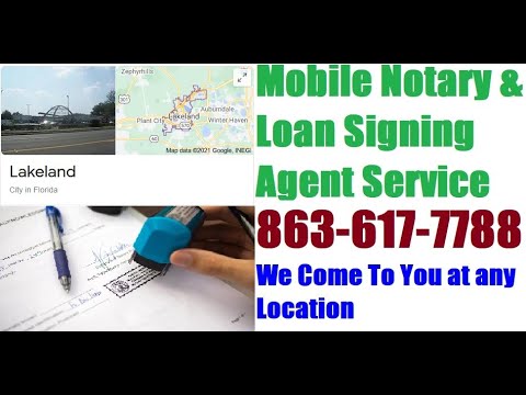 The Best Mobile Notary Public In Lakeland FL Loan Signing Agent Service Near Me