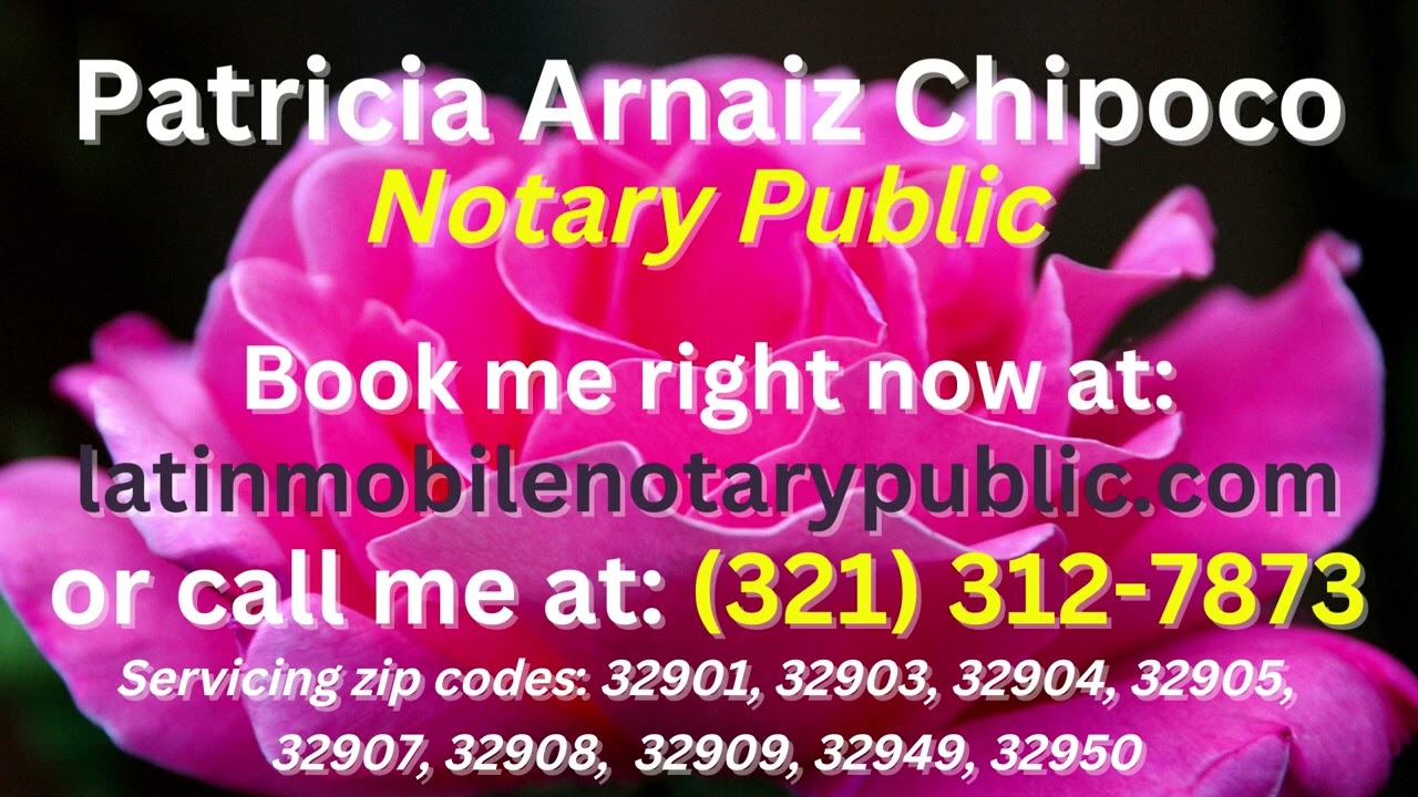 FL32907, Notary near me, Palm Bay,