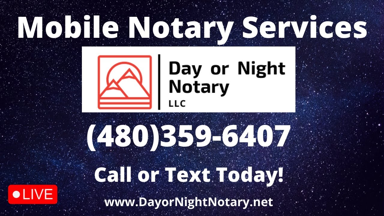 Mobile Notary Public Mesa Open Now   Mobile Notary Near Me Mesa Top Video