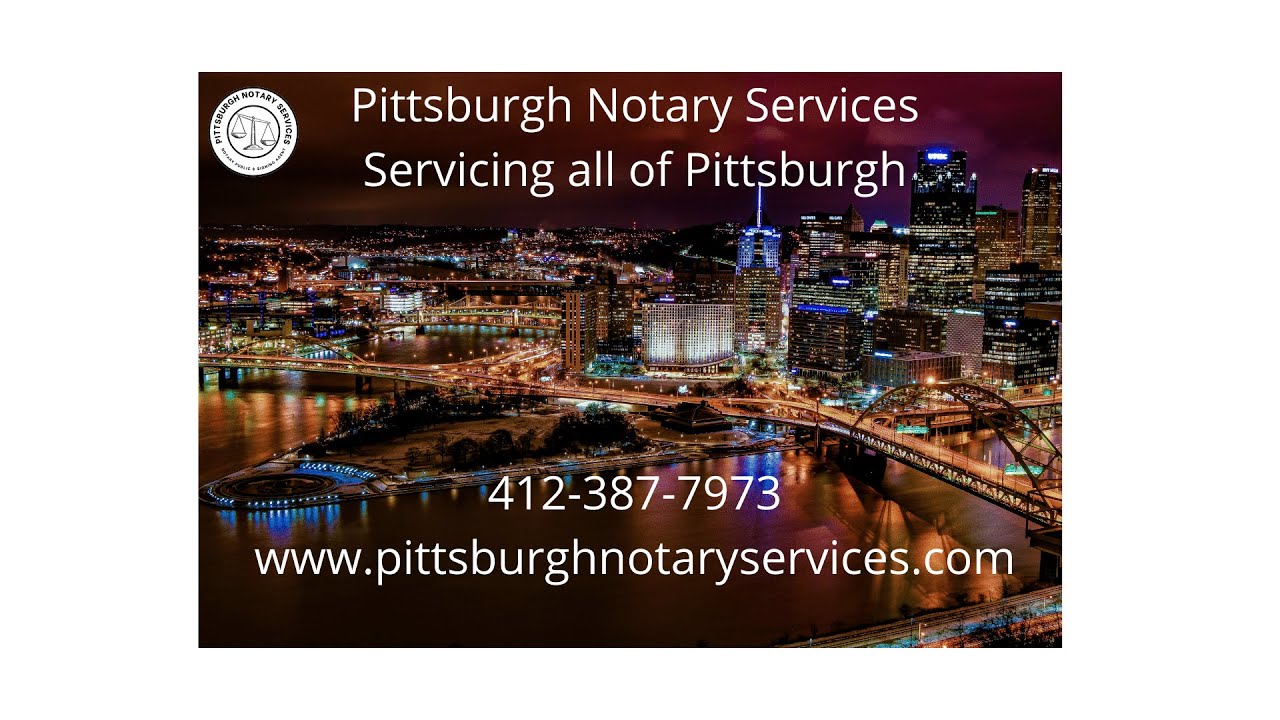 Notary Public Near Strip District Pittsburgh 15222 | Open Now, Open Early, Open Late | Open to All