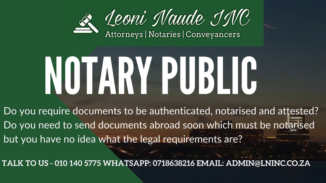 Notary public near me - the lawyer in Benoni 5 star review