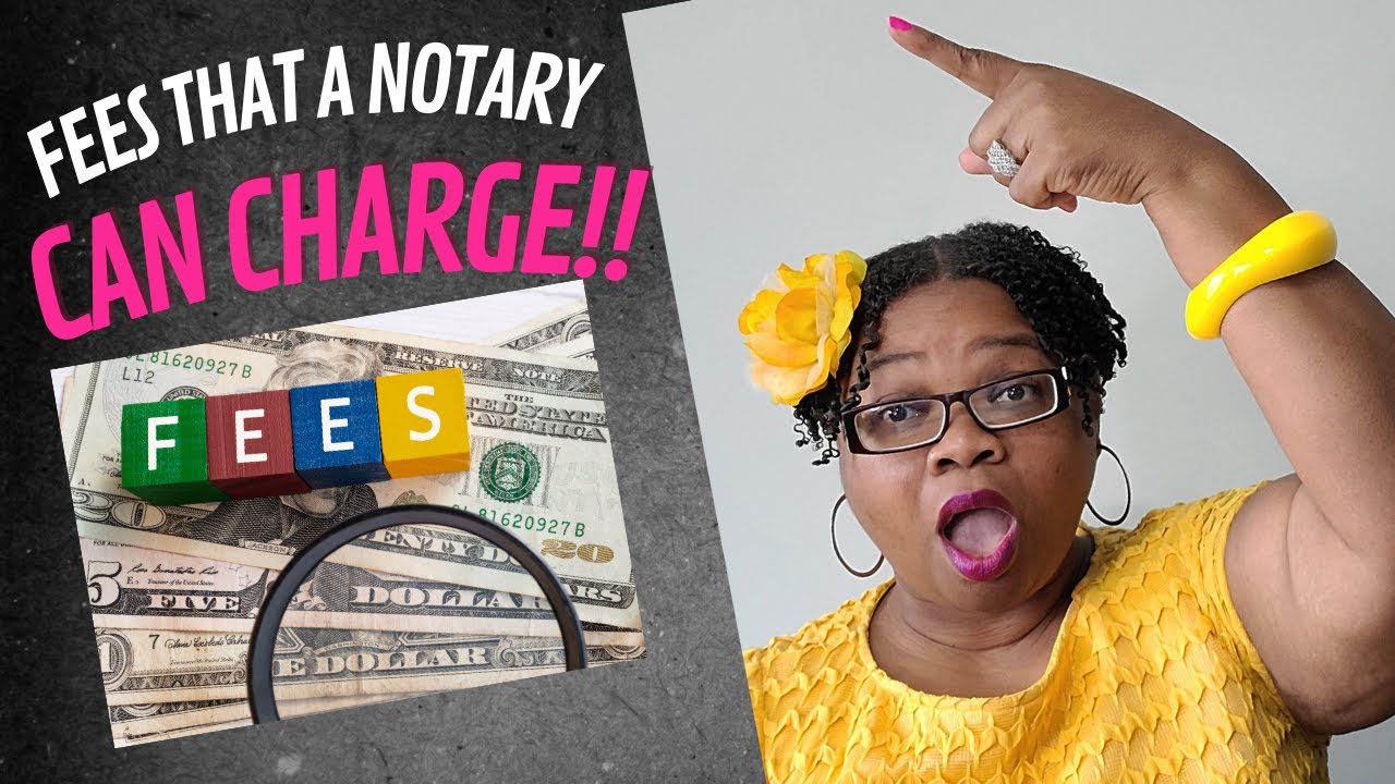 Notary Fees how much can a Notary Charge/ Loan Signing Agent/ Notary