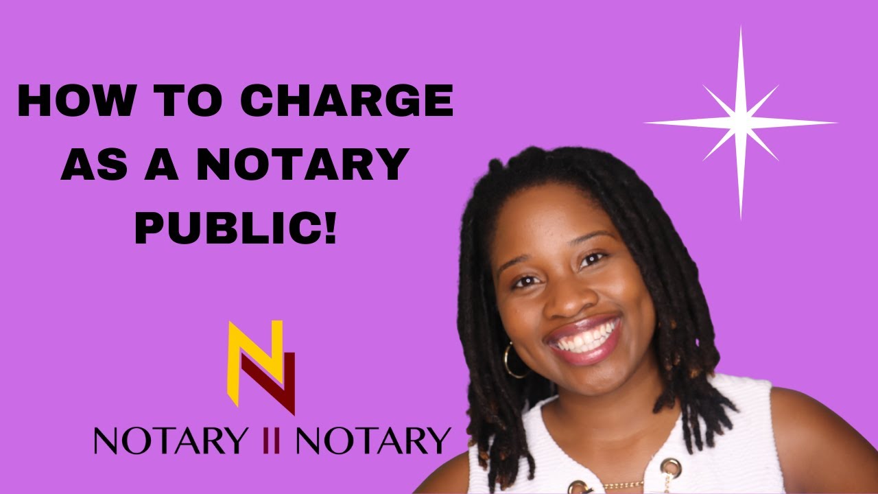 HOW TO CHARGE FOR YOUR NOTARY SERVICES!!???? * NOTARY2NOTARY *