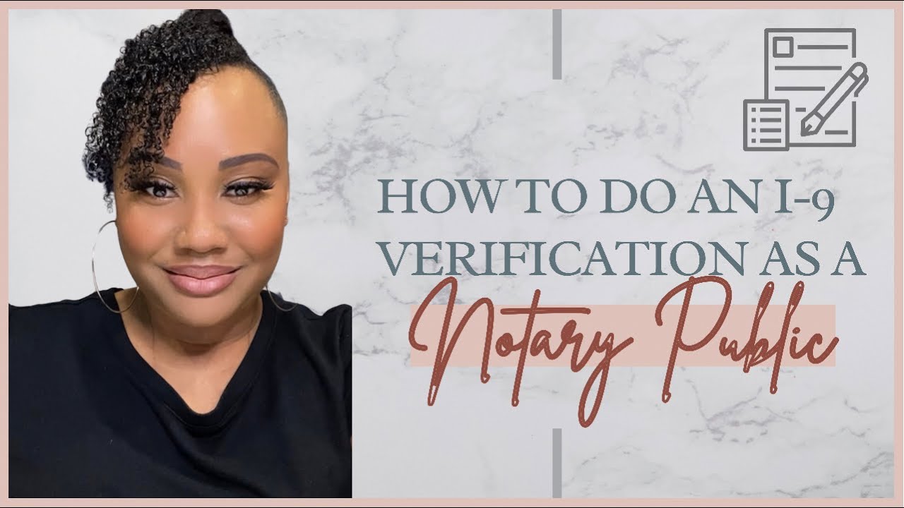 How to do an I-9 Verification as a Notary Public #i9verification #notarypublic