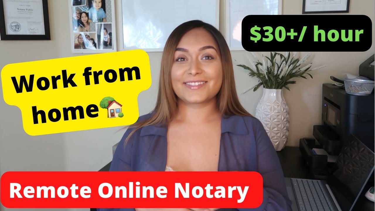 Work REMOTELY as a notary public for state of Texas / WFH opportunity great for stay at home moms!