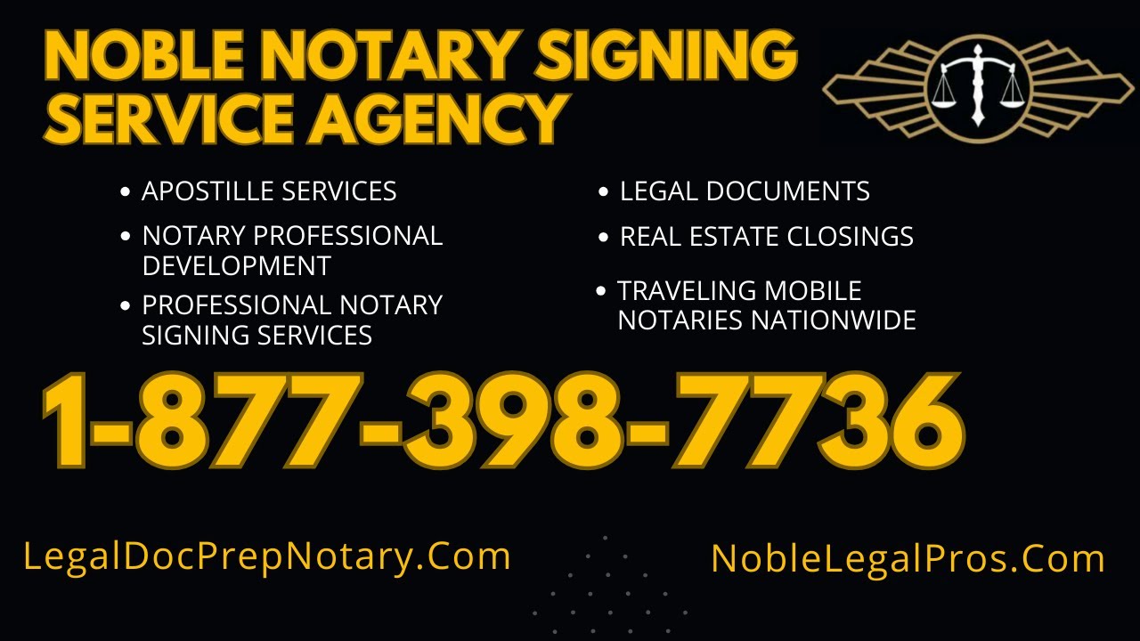 TRAVELING Mobile Notary Public Signing Service Near Me | Huntsville, AL