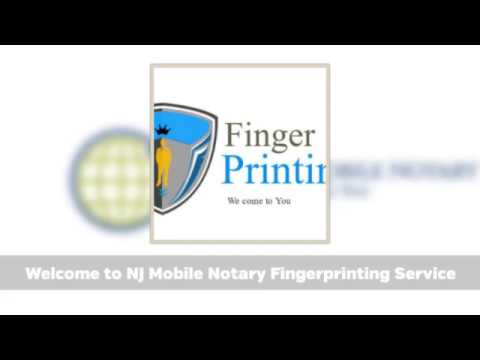 NJ Mobile Notary Fingerprinting Service | Notary Public NJ | NJ Fingerprinting