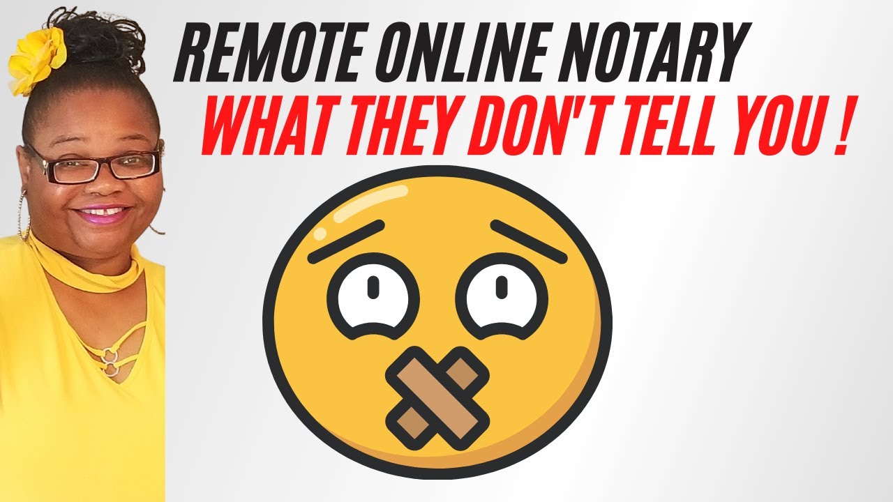 Remote Online Notary things they don't tell you! (RON Notary)Notary training=notaryeducatorsllc.com