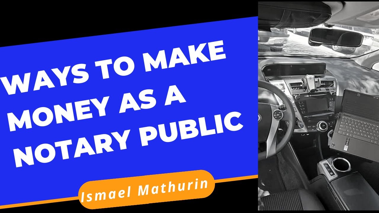 Ways to Make Money as a Notary Public #notarypublic