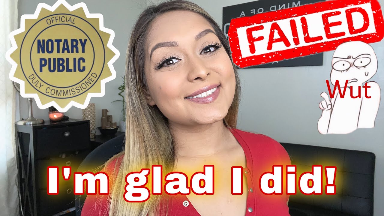 I Failed The California Notary Public Exam / Advice For Anyone Taking The Notary Exam in CALIFORNIA