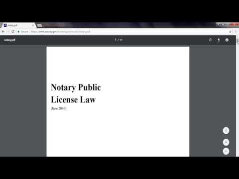 Notary public study guide part 1 of 3