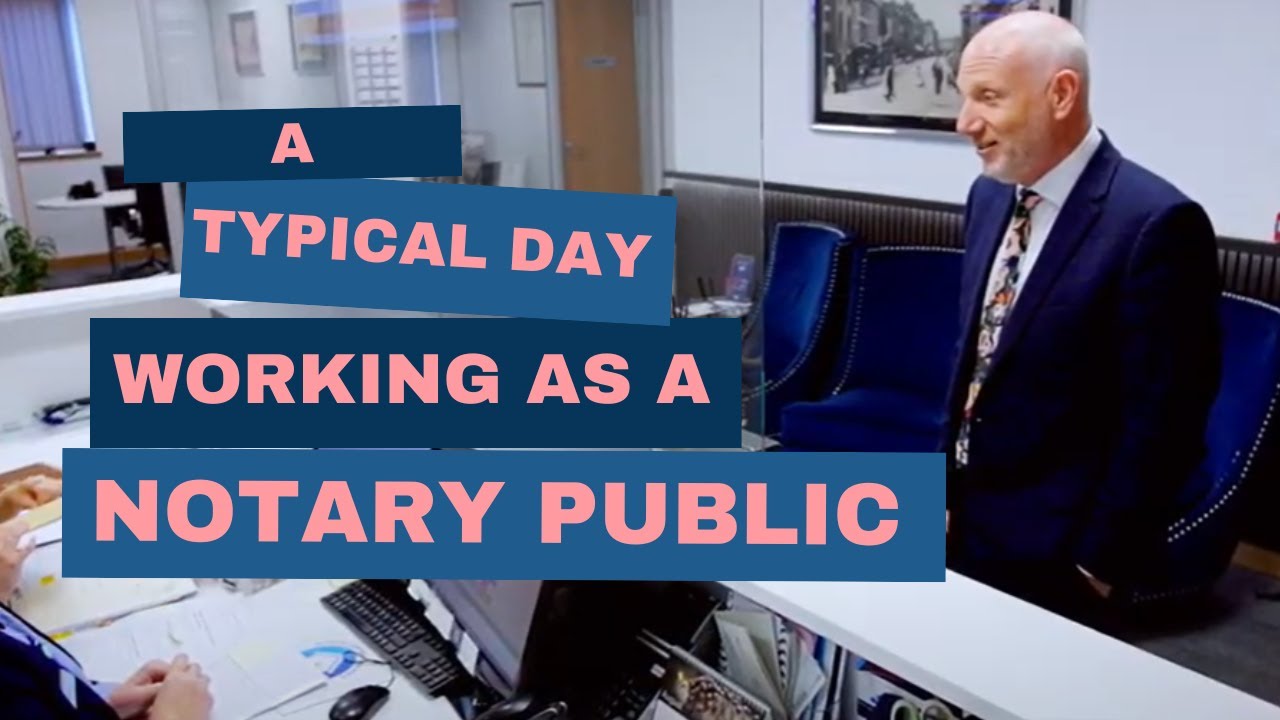 What it's like working as a Notary Public