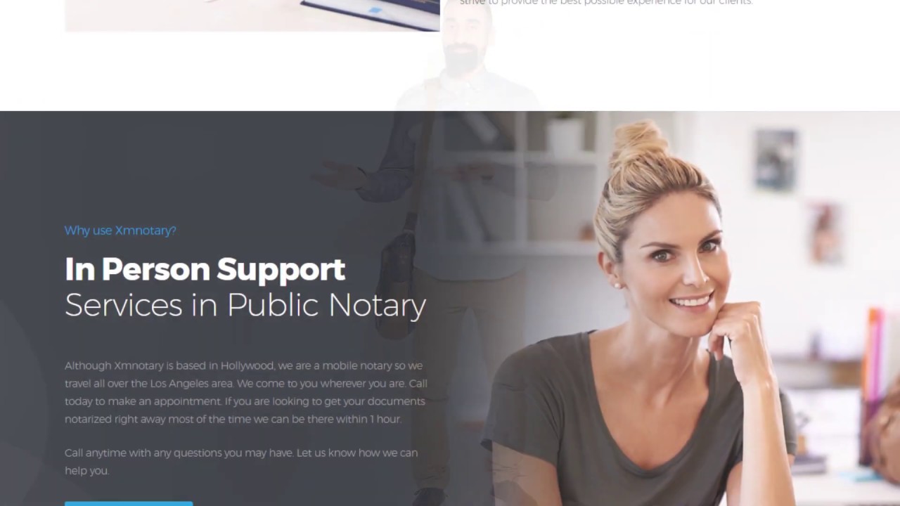 When you need a Mobile Notary Public CALL (310) 989-8024